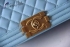 Chanel Boy bag sky blue lambskin